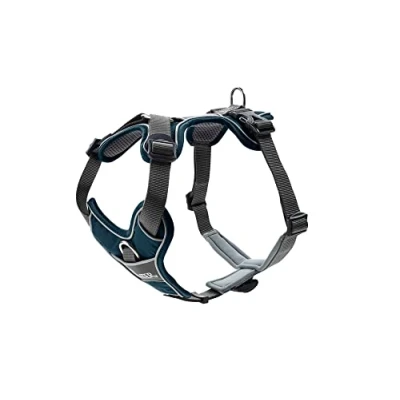 Abbildung von HUNTER DIVO Hundegeschirr, S, 45 56 cm, dunkelblau/grau