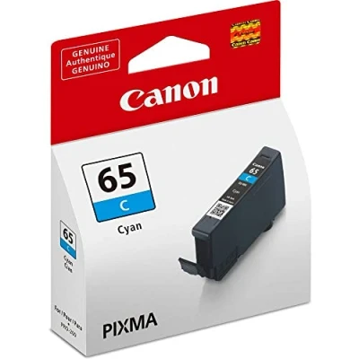 Abbildung von Canon CLI 65 C Tinte cyan, 12,6 ml Druckertinte für PIXMA Tintenstrahldrucker ORIGINAL