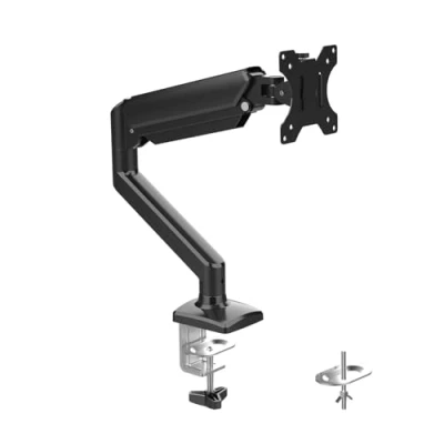Abbildung von GRIFEMA Monitor Halterung, für 13 32 Zoll Bildschirm, Stand, Arm Höhenverstellbar Drehungbar, Monitorhalterung Max 9Kg, Bildschirmhalterung Vesa 75x75 / 100x100, Schwarz