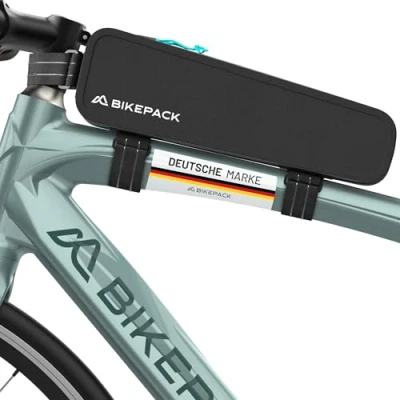 Abbildung von BIKEPACK Fahrradtasche Rahmen Ideale Fahrradtasche, Rahmentasche Fahrrad für Rennrad &amp; Mountainbike Oberrohrtasche perfekt als Bikepacking Taschen/Premium Fahrradtaschen (Oberrohrtasche)