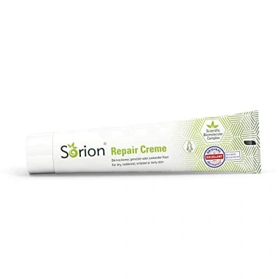 Abbildung von Sorion Repair Creme Spezialpflege bei Hautirritationen, Rötungen und Juckreiz zur intensiven Regeneration chronisch gereizter Haut (60 ml)