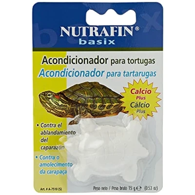 Abbildung von Nutrafin Basix Turtle Conditioner, für Schildkröten, stärkt den Panzer von verhindert die Aussäuerung des Wassers durch Kotabgabe, 15g