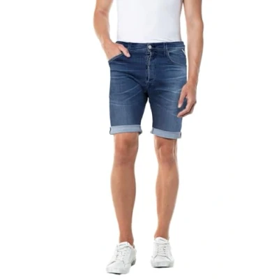 Abbildung von Replay Herren Jeans Shorts RBJ 901 Tapered Fit mit Power Stretch, Medium Blue 009 (Blau), 29