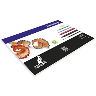 Abbildung von Zeichenblock Kangaro 210x297mm 120 gr 20 Blatt