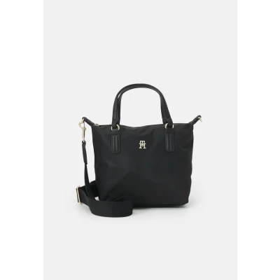 Abbildung von Tommy Hilfiger Poppy Small TOTE Umhängetasche, Damen, Größe: One Size, Black