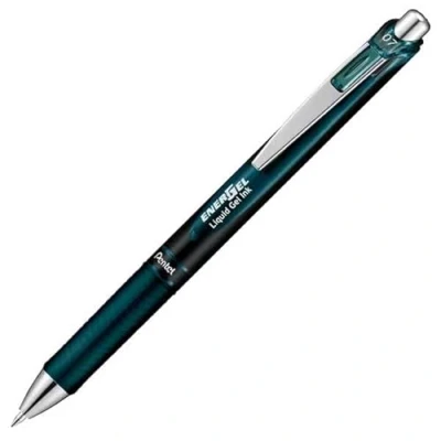 Abbildung von Pentel EnerGel XM BL77A2 Gelschreiber mit Druckmechanik, indigo schwarz (1 Stück)