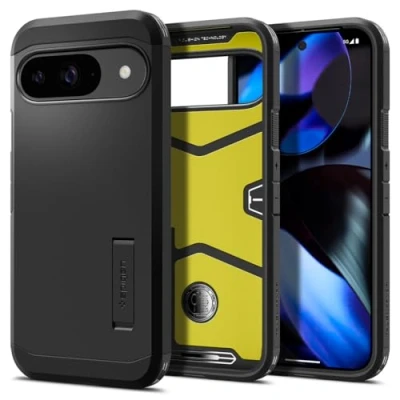 Abbildung von Spigen Tough Armor TPU Back Cover Schwarz Google Pixel 9/9 Pro