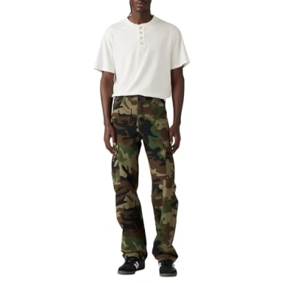 Abbildung von Levi&#039;s XX Cargo Straight Pants Cargohose, Herren, Größe: 30x34, Phalarope camo demitasse s twll