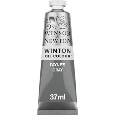 Abbildung von Winsor &amp; Newton 1414465 Winton, feine hochwertige Ölfarbe 37ml Tube mit gleichmäßiger Konsistenz, Lichtbeständig, hohe Deckkraft, Reich an Farbpigmenten Payne`s Grau