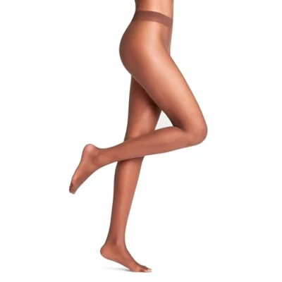 Abbildung von FALKE Damen Strumpfhose Shelina 12 DEN W Ti ultra transparent einfarbig 1 Stück, Braun Espresso 5188, L