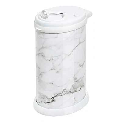 Abbildung von Ubbi Steel Diaper Pail, Odor Locking, No Special Bag Required, Award Winning, Registry Must Have, Marble