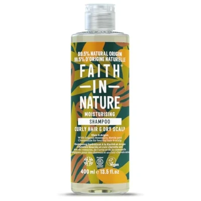 Abbildung von Faith In Nature Natürliches Shea Und Arganöl Shampoo, Pflegend, Vegan Frei von Tierversuchen, Ohne SLS Oder Parabene, Für Trockenes Sehr Haar, 400ml