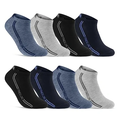 Abbildung von 8 12 20 Paar Sneaker Socken Herren Mehrfarbig Baumwolle 16777 WP (8 43 46)