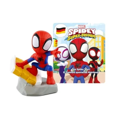 Abbildung von tonies Hörfiguren für Toniebox, Marvel Spidey und Seine Super Freunde Das Team &amp; 3 weitere spannende Abenteuer, Hörspiel Kinder ab 4 Jahren, Spielzeit ca. 57 Minuten