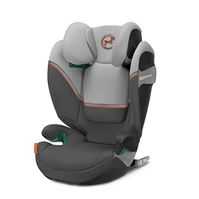 Abbildung von CYBEX Gold Kindersitz Solution S2 i Fix, Für Autos mit und ohne ISOFIX, 100 150 cm, Ab ca. 3 bis 12 Jahre (15 50 kg), Lava Grey