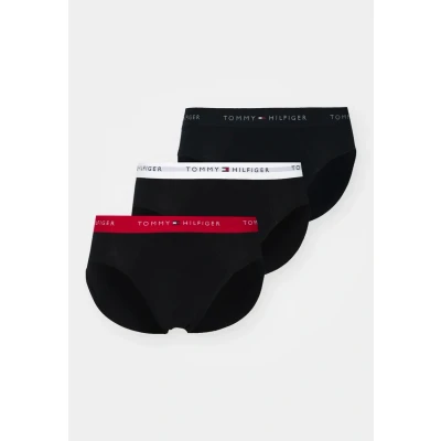 Abbildung von Tommy Hilfiger Signature Brief 3 PACK Slip, Herren, Größe: Small, Desert sky/primary red/white