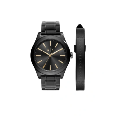 Abbildung von Armani Exchange Uhr, Herren, Größe: One Size, Schwarz