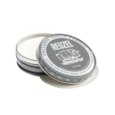 Abbildung von Reuzel Extreme Hold Matte Pomade Wasserbasiert und starker Halt 1 x 113 g holzig