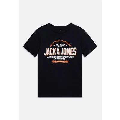Abbildung von Jack &amp; Jones Junior Jjelogo Oneck Tshirt print für Kinder, Größe: 140, Navy blazer