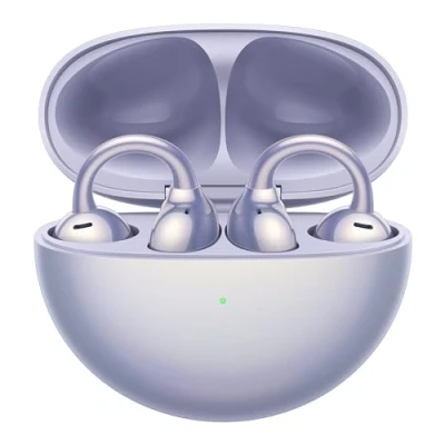 Abbildung von HUAWEI FreeClip, Innovatives Clip Design, Intensives Open Ear Hörerlebnis, KI Hintergrundgeräuschunterdrückung bei Anrufen, Superlange Akkulaufzeit, Android&amp;iOS, Deutsche Version, Lila