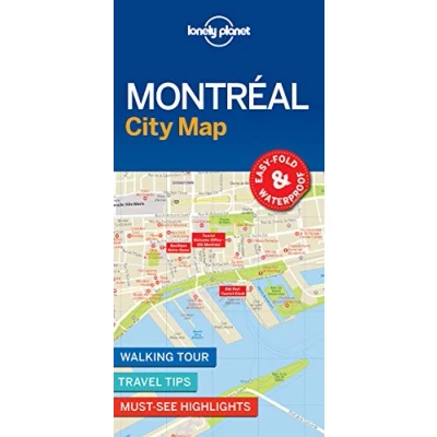 Abbildung von Lonely Planet Montreal City Map: Walking Tour Travel Tips Must see Highlights. Easy Fold &amp; Waterproof