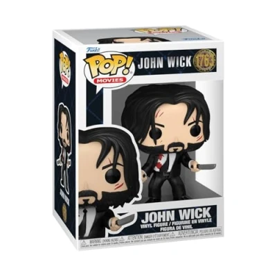Abbildung von Funko Pop! Movies: John Wick 3 Vinyl Sammelfigur Geschenkidee Offizielle Handelswaren Spielzeug Für Kinder und Erwachsene Movies Fans Modellfigur Sammler