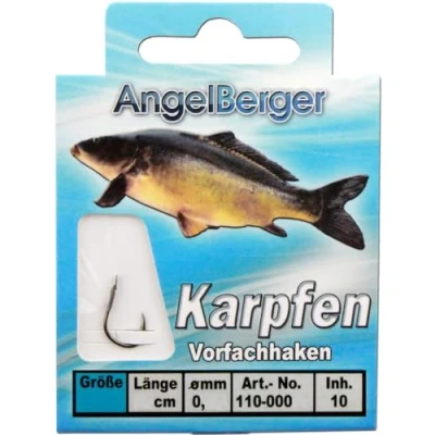 Abbildung von Angel Berger Vorfachhaken gebundene Haken (Karpfen, Gr.2 0.30mm)