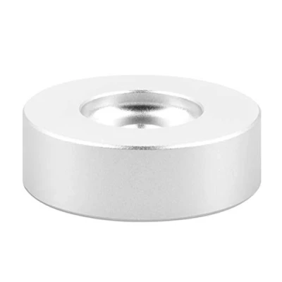 Abbildung von kwmobile 45 RPM Adapter für Schallplattenspieler aus Aluminium 3,8cm Durchmesser Plattenspieler 7&quot; Platten mit großem Mittelloch