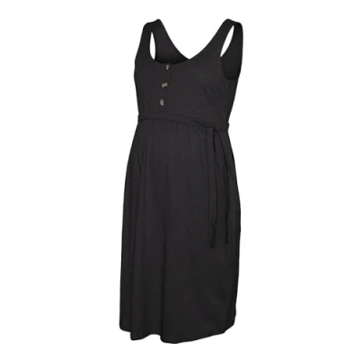 Abbildung von Mamalicious Mlevi LIA Dress Jerseykleid, Damen, Größe: 40, Black