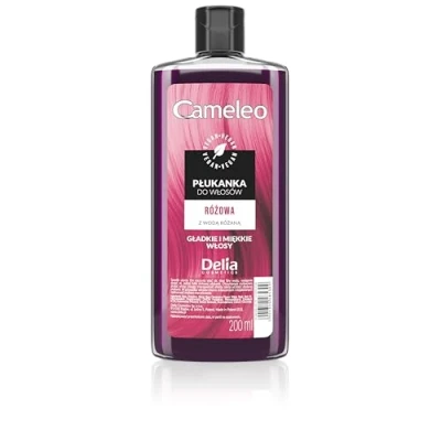 Abbildung von Cameleo Rosa Haar Toner mit Rosenwasser, KEIN Gelbstich, semi permanente Haarfarbe für blondes &amp; graues Farbe Pflege parabenfrei 200 ml