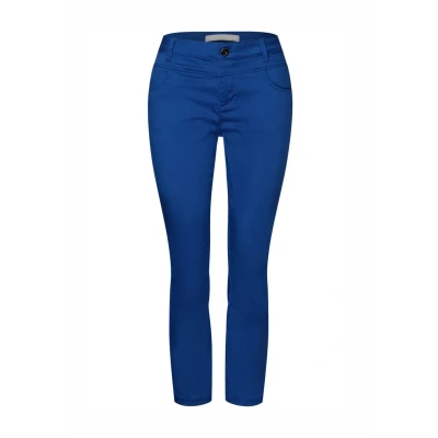 Abbildung von Street One Stoffhose, Damen, Größe: 40x26, Blau