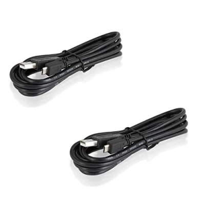 Abbildung von Wicked Chili 1X Ladekabel für PS4 Controller Micro USB Kabel kompatibel mit Playstation 4 (1,8m) Charge &amp; Play, Hi Speed 2.0 Verbindungskabel geeignet Dualshock Controller, schwarz
