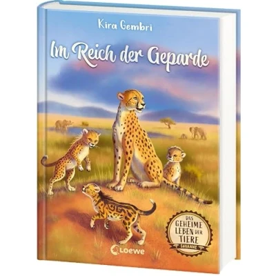 Abbildung von Das geheime Leben der Tiere (Savanne) Im Reich Geparde: Erlebe die Tierwelt und Geheimnisse Savanne wie noch nie zuvor Kinderbuch ab 8 Jahren