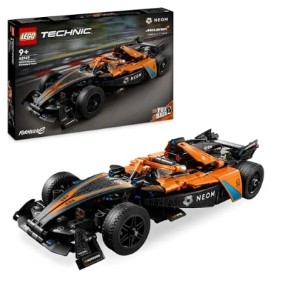 Abbildung von LEGO Technic NEOM McLaren Formula E Race Car, Rennwagen Spielzeug für Kinder ab 9 Jahren, Jungen und Mädchen, Modellfahrzeug Bausatz, Dekoration das Kinderzimmer, Geschenkidee zum Geburtstag 42169