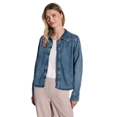 Abbildung von Street One MIT Nieten Jeansjacke, Damen, Größe: 40, Blau