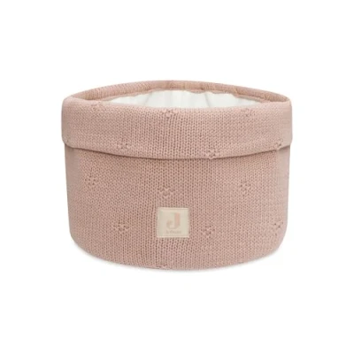 Abbildung von Jollein Pflegekörbchen Cosy Knit, Wild Rose 60% Baumwolle, 40% Acryl 14x18 cm Rosa