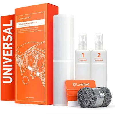 Abbildung von Luxshield Einstiegsleisten Schutz für Auto Universal Größe L im 4er Set Schutzfolie Autotür Zubehör Zierleisten Lackschutzfolie Transparent