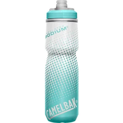 Abbildung von Camelbak Podium Chill Sportwasserflasche, Quetschflasche, zum Laufen, Radfahren, Wandern Teal Dot
