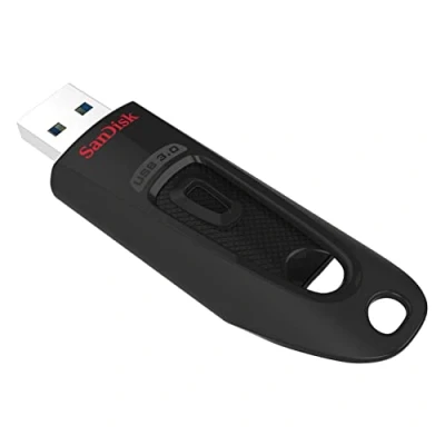 Abbildung von SanDisk Ultra USB 3.0 Flash Laufwerk 256 GB (SecureAccess Software, Passwortschutz, Übertragungsgeschwindigkeit von bis zu 130 MB/s) Schwarz