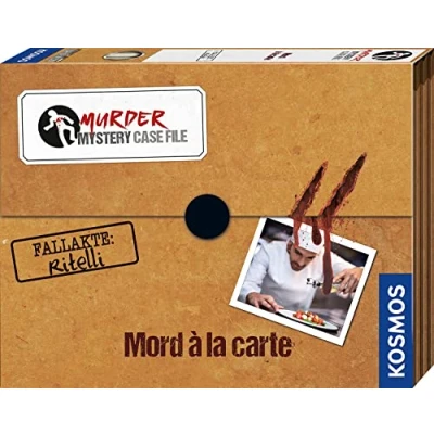 Abbildung von KOSMOS 683276 Murder Mystery Case File Mord a la Carte, Krimi Spiel Set mit Beweismaterial und Hinweisen, löse einen spannenden Kriminalfall, Partyspiel, Gesellschaftsspiel ab 14 Jahre