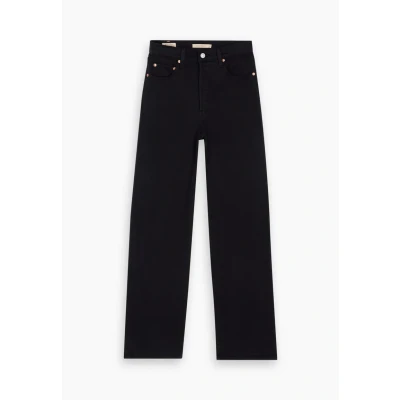 Abbildung von Levi&#039;s Ribcage FULL Length Jeans Straight Leg, Damen, Größe: 24x32, Black sprout