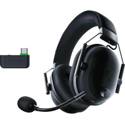 Abbildung von Razer Blackshark V2 Pro (Xbox) Kabelloses Konsolen E Sport Headset für Xbox SX &amp; One (Triforce 50mm Treiber, HyperSpeed Wireless 2,4 GHz, abnehmbares HyperClear Mikrofon) Schwarz