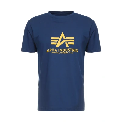 Abbildung von Alpha Industries Tshirt print, Größe: Large, New navy