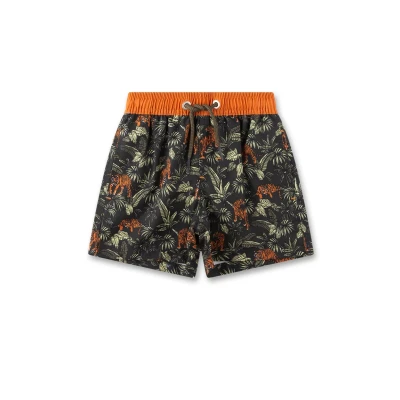Abbildung von Sanetta Jungen Badeshorts Off White Bequeme und schnell trocknende Badehose aus recyceltem Polyester für Jungen. Bademode Kinder 104