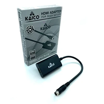 Abbildung von Kaico SEGA Saturn HDMI Adapter 1080p für Konsolen Converter S Video Ausgabe Unterstützt mit PAL und NTSC Systemen Wechsel des Seitenformats auf 16:9 oder 4:3