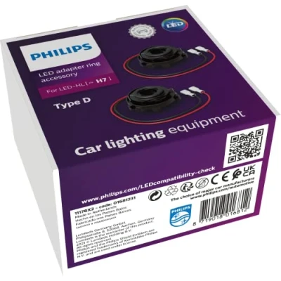 Abbildung von Philips Adapter Ring H7 LED Typ D, Lampenhalterung für Ultinon Pro6000