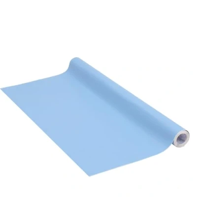 Abbildung von Venilia Klebefolie Uni Matt Karibikblau Himmelblau, Hellblau, 45cm x 3m selbstklebende Möbel Folie, Dekofolie, Tapete, Küchenfolie PVC ohne Phthalate Made in EU