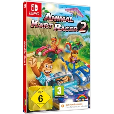 Abbildung von ANIMAL KART RACER Familien Rennspiel für Nintendo Switch