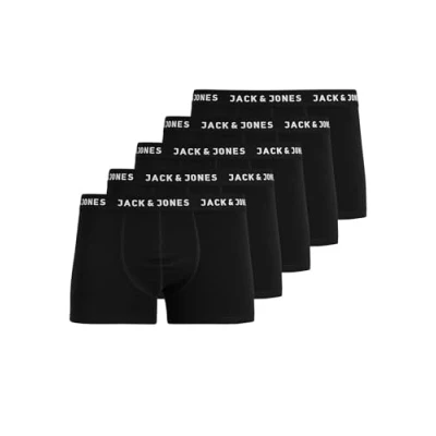 Abbildung von Jack &amp; Jones Junior Jachuey Trunks 5 PACK Panties für Kinder, Größe: 164, Black