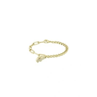 Abbildung von Lacoste Crocodile Armband goldcoloured, Damen, Größe: One Size, Gold coloured